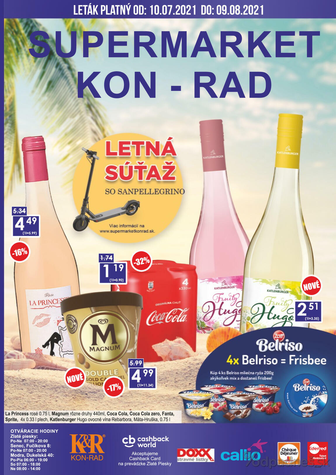 1. stránka KON - RAD letáku