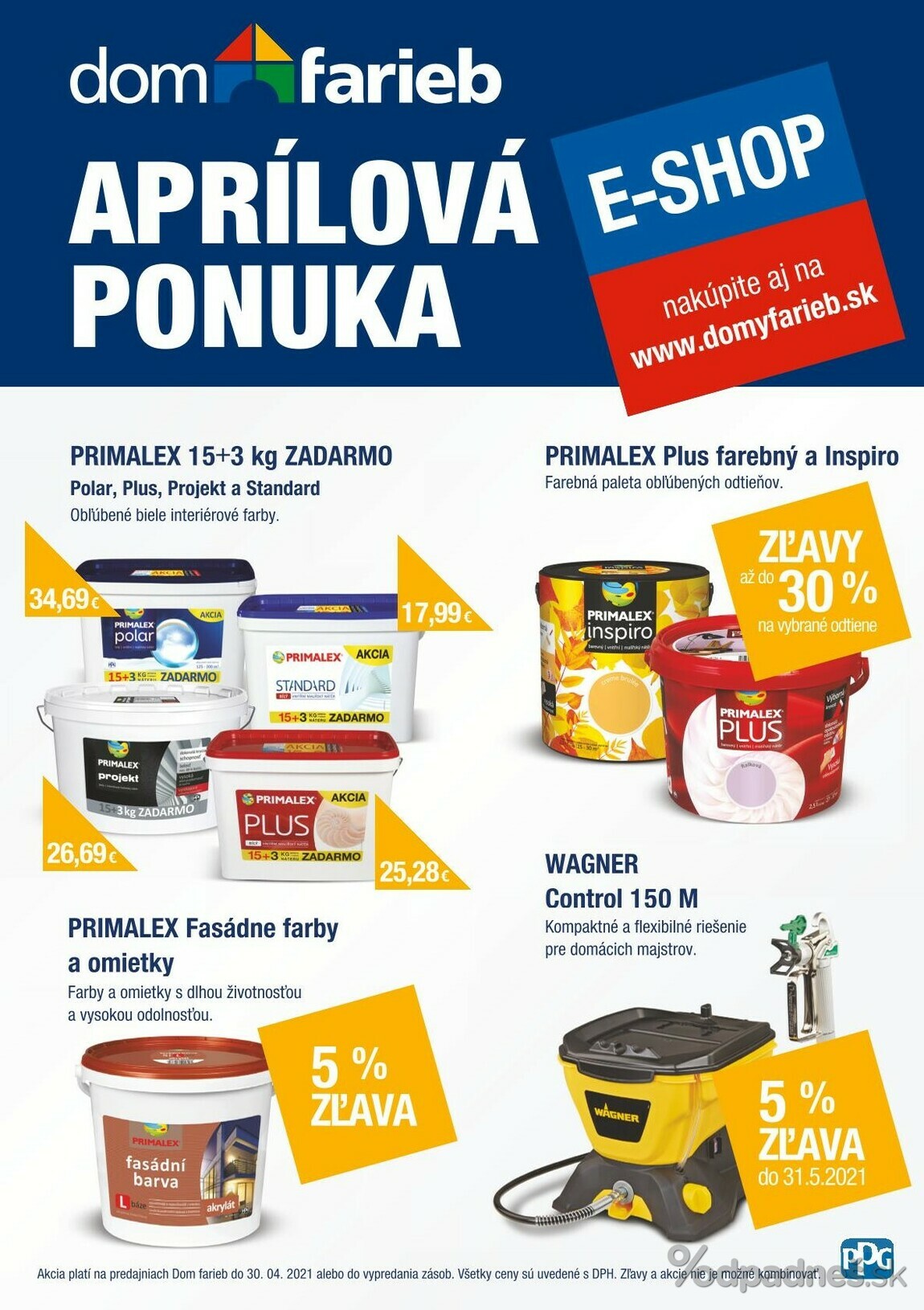 1. stránka Dom farieb letáku