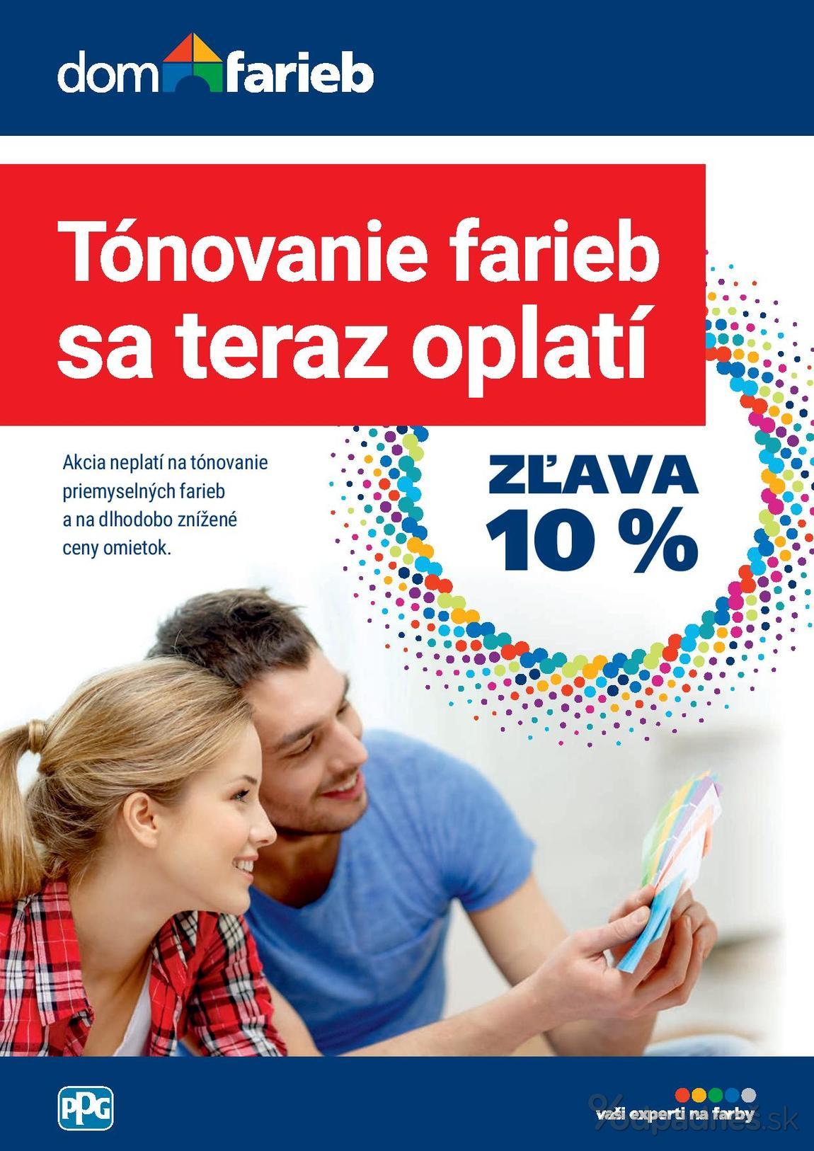1. stránka Dom farieb letáku