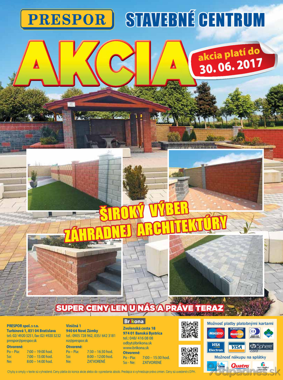 1. stránka Prespor letáku