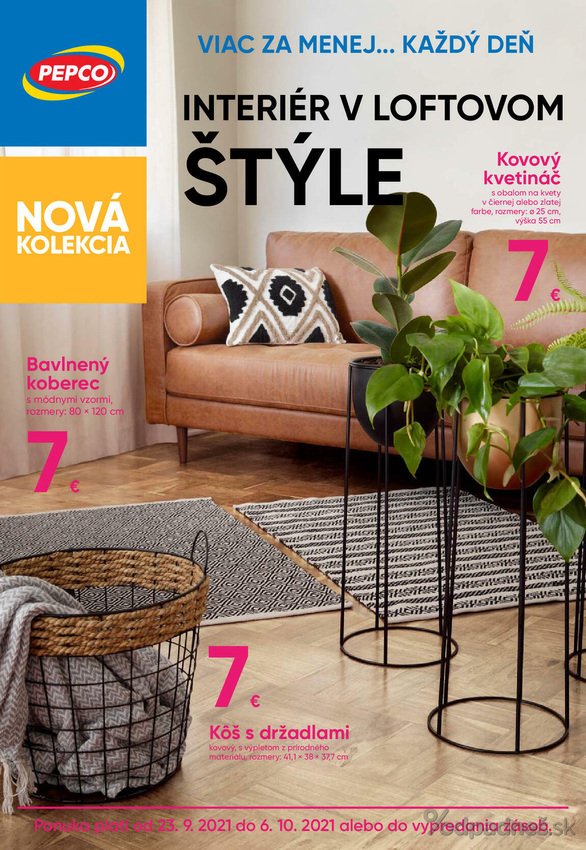 1. stránka Pepco letáku