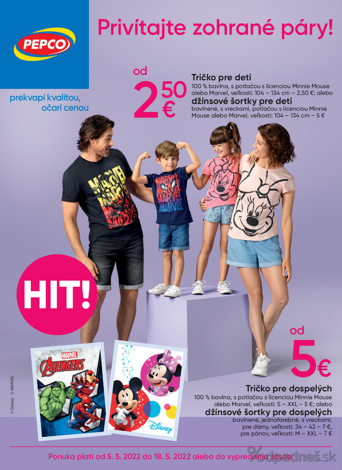 1. stránka Pepco letáku