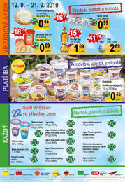 2. stránka Milk agro letáku