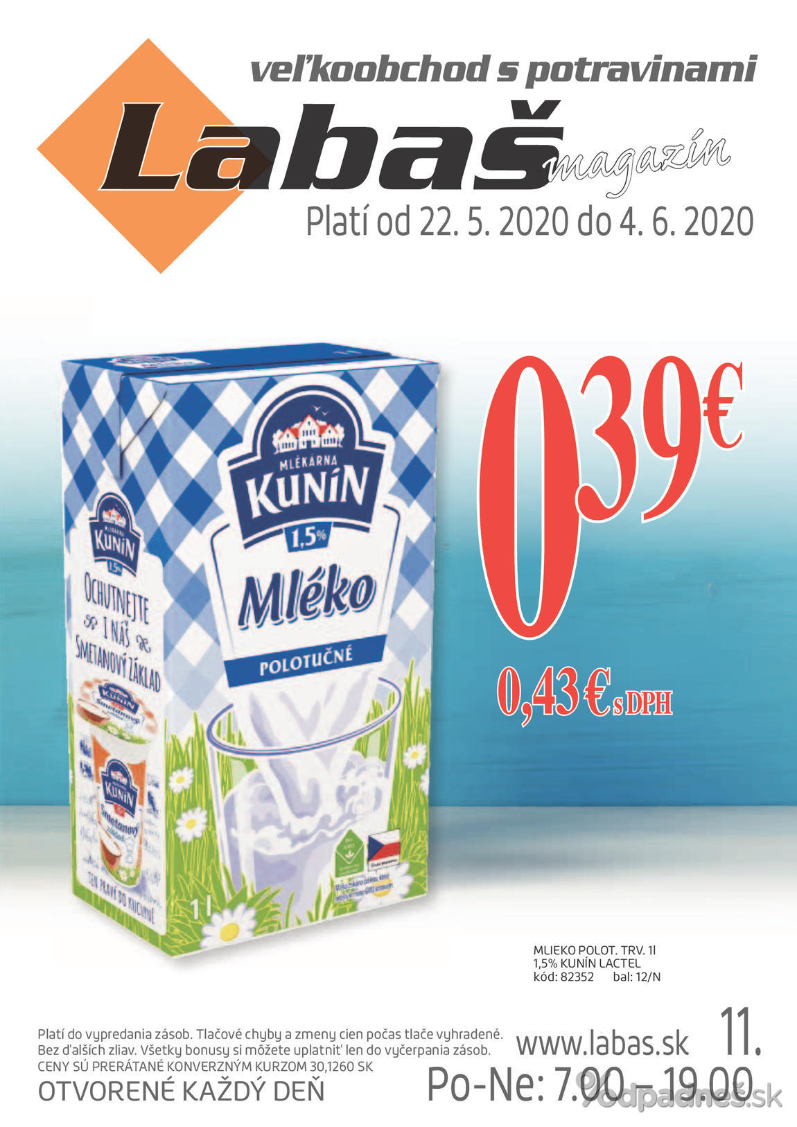 1. stránka Labaš letáku