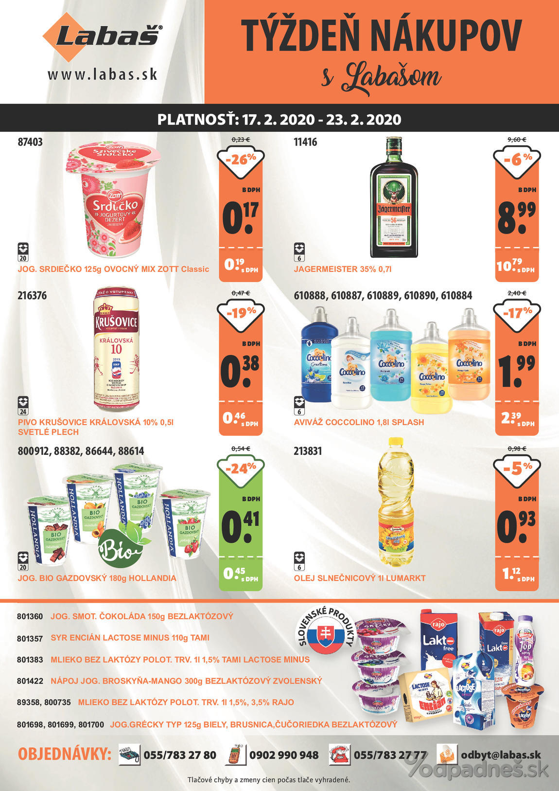 1. stránka Labaš letáku