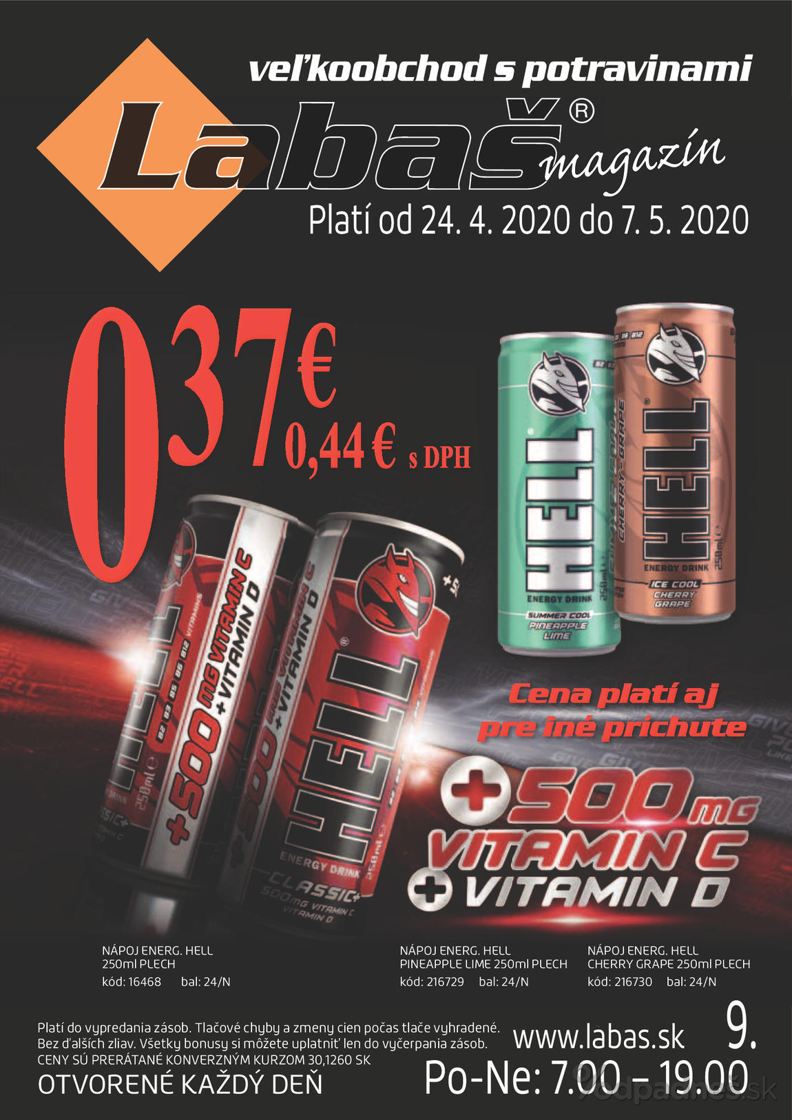 1. stránka Labaš letáku