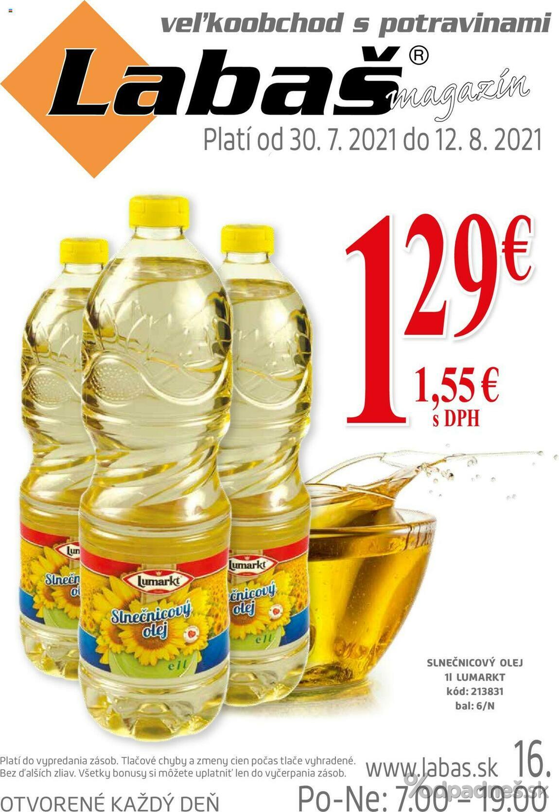 1. stránka Labaš letáku