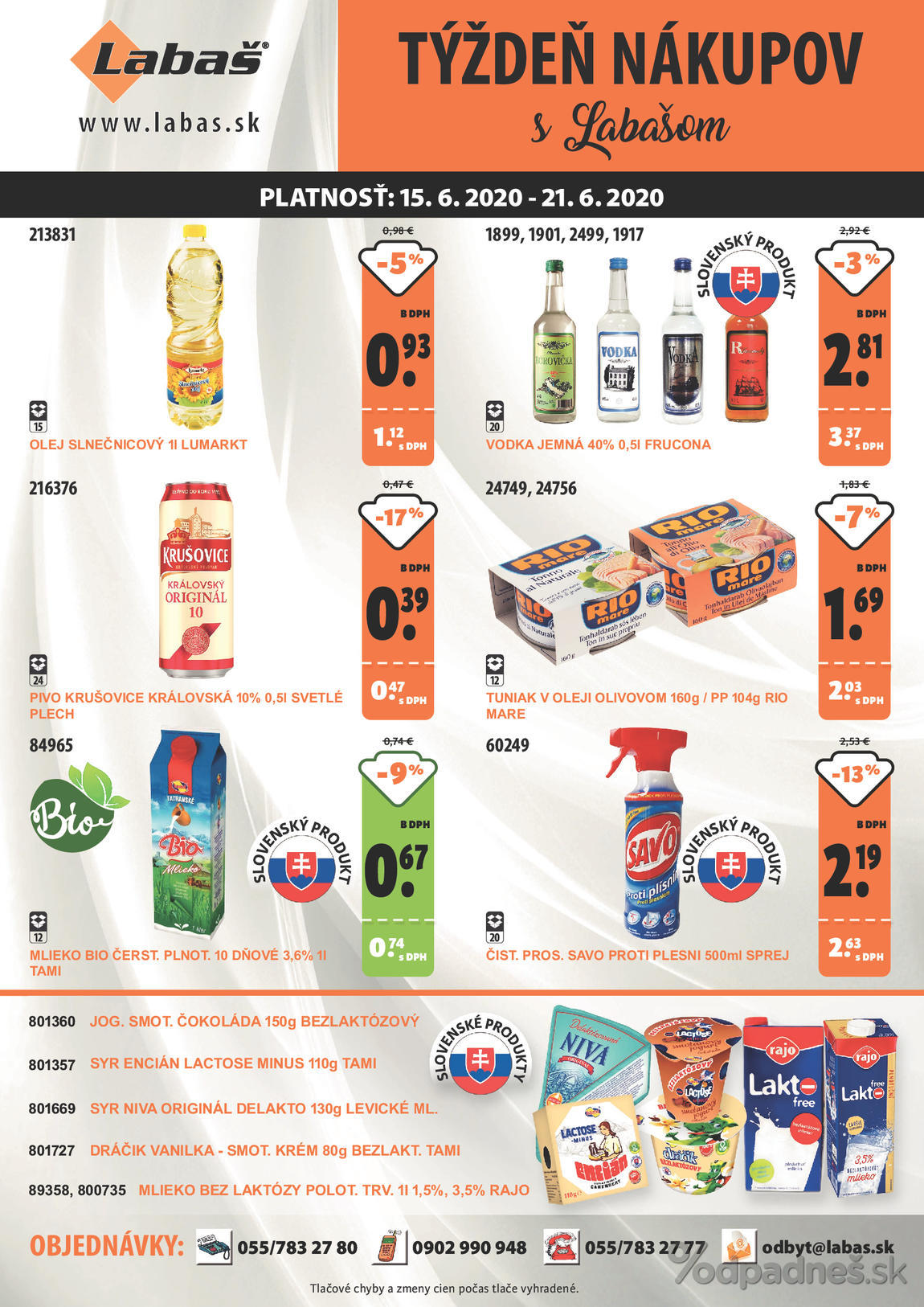 1. stránka Labaš letáku