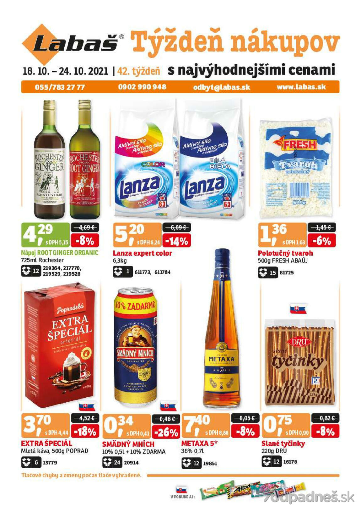 1. stránka Labaš letáku