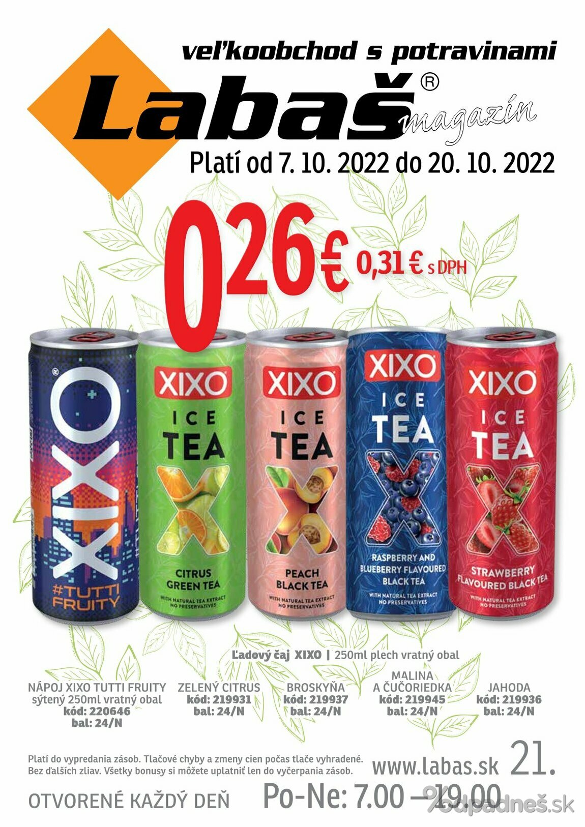 1. stránka Labaš letáku