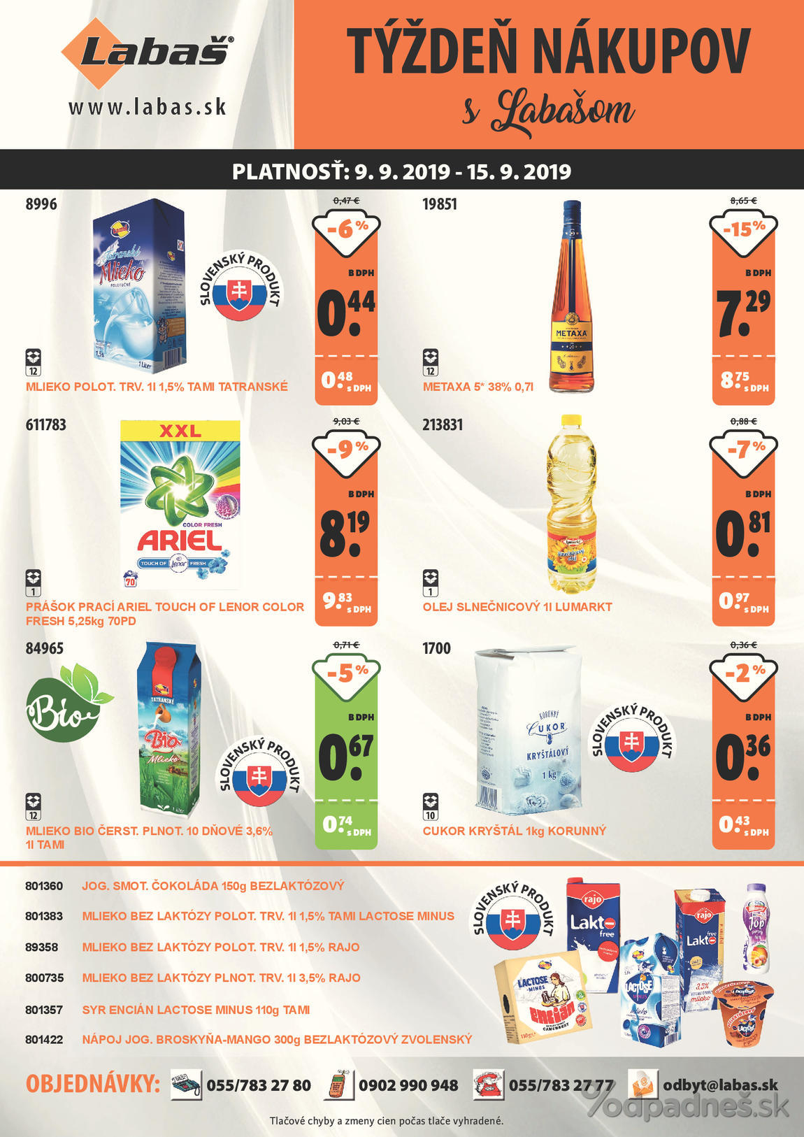 1. stránka Labaš letáku