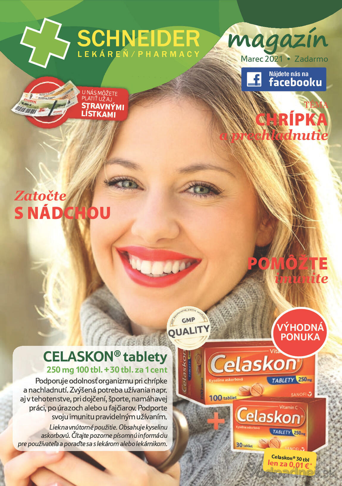 1. stránka Lekáreň Schneider letáku