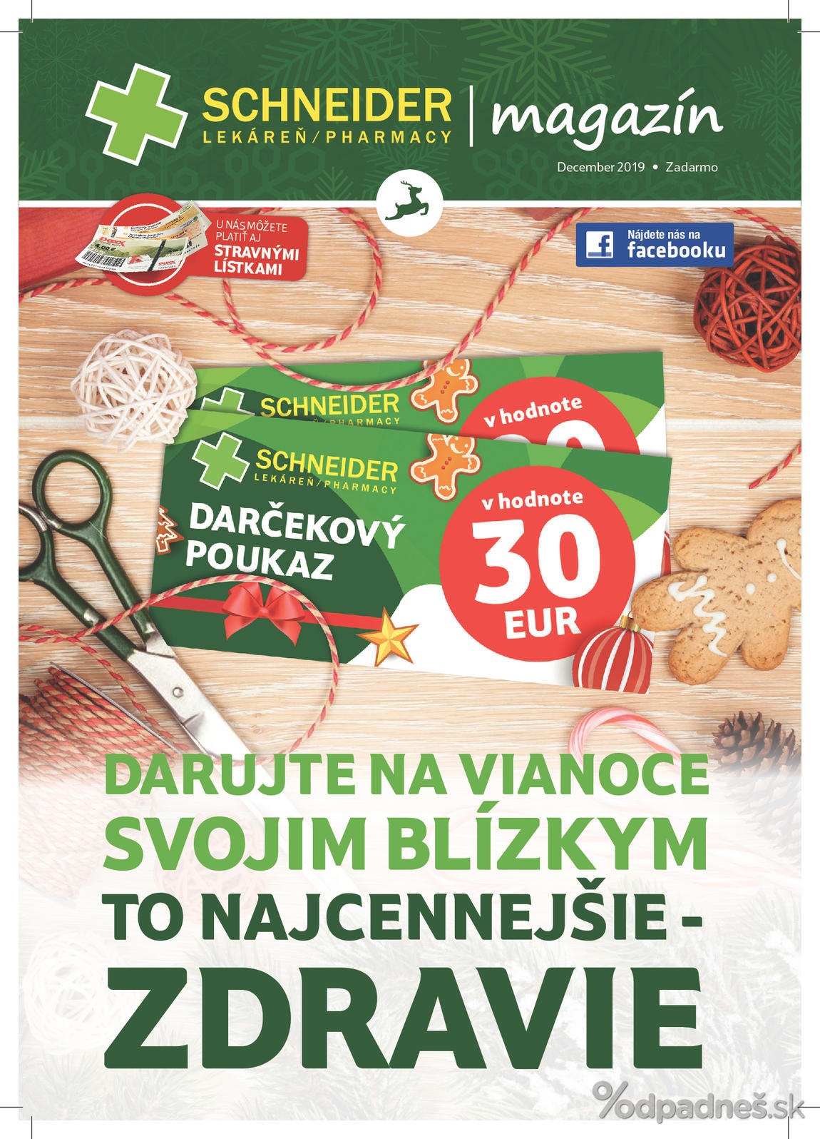 1. stránka Lekáreň Schneider letáku