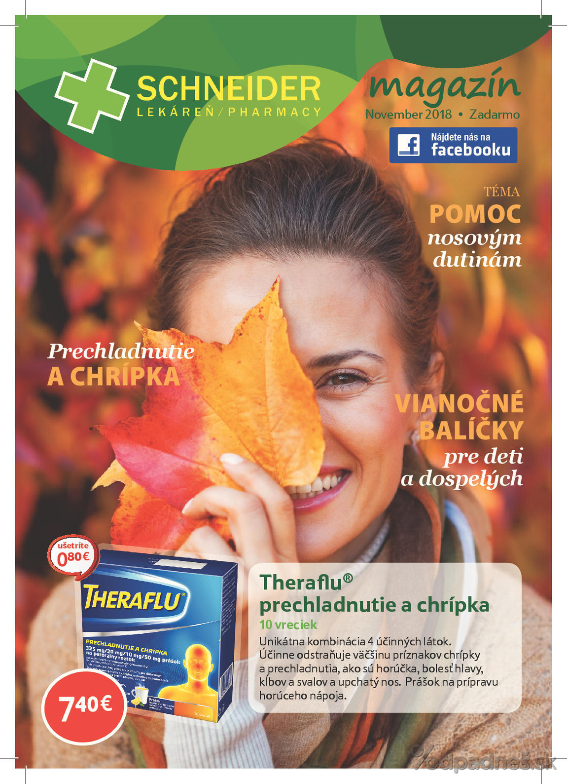 1. stránka Lekáreň Schneider letáku
