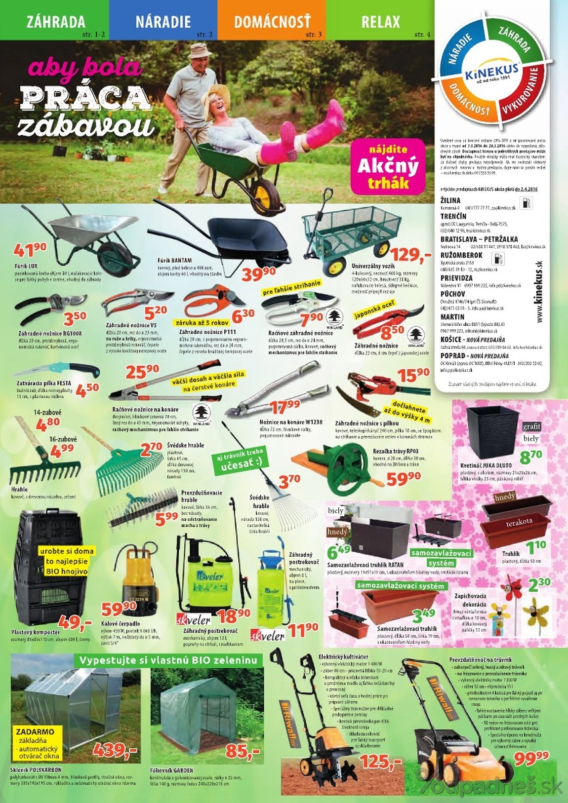 1. stránka Adesso letáku