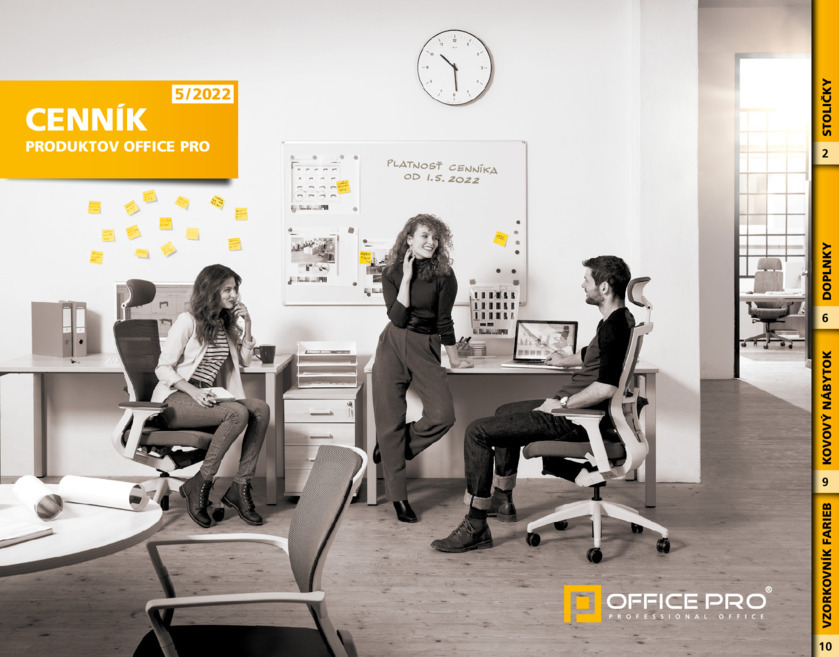 1. stránka Office Pro letáku