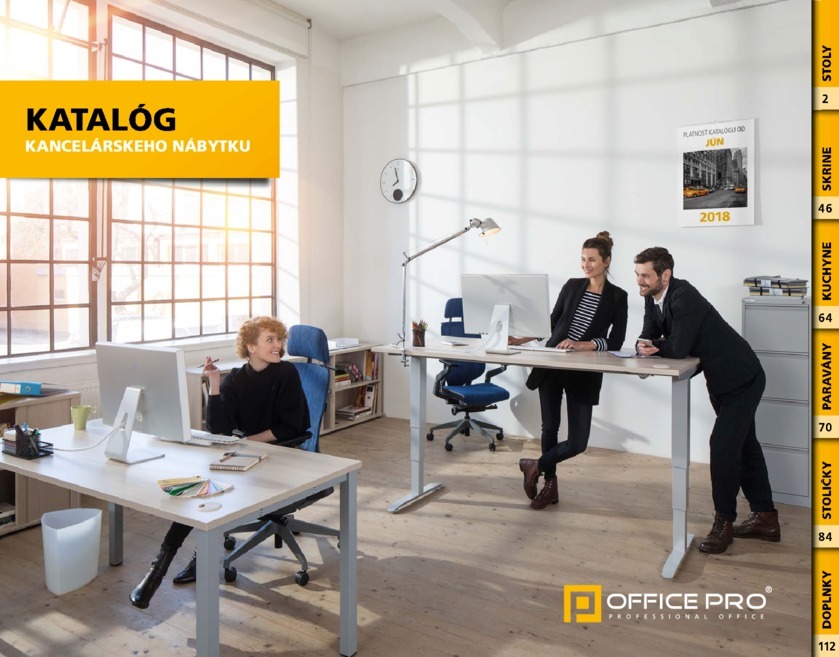 1. stránka Office Pro letáku