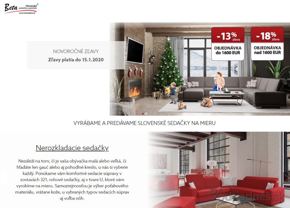 1. stránka BETA Trenčín letáku