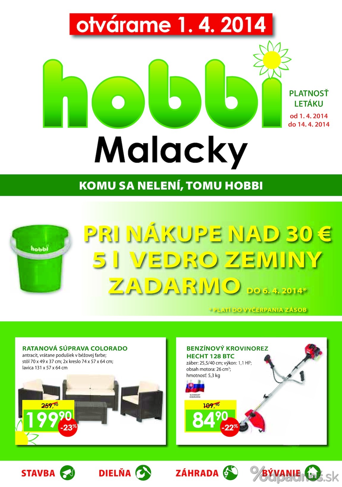 1. stránka Hobbi letáku