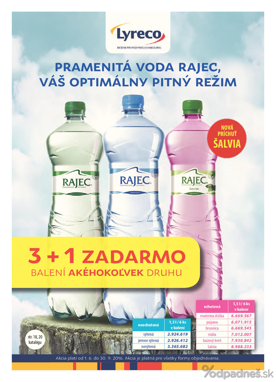 1. stránka Lyreco letáku