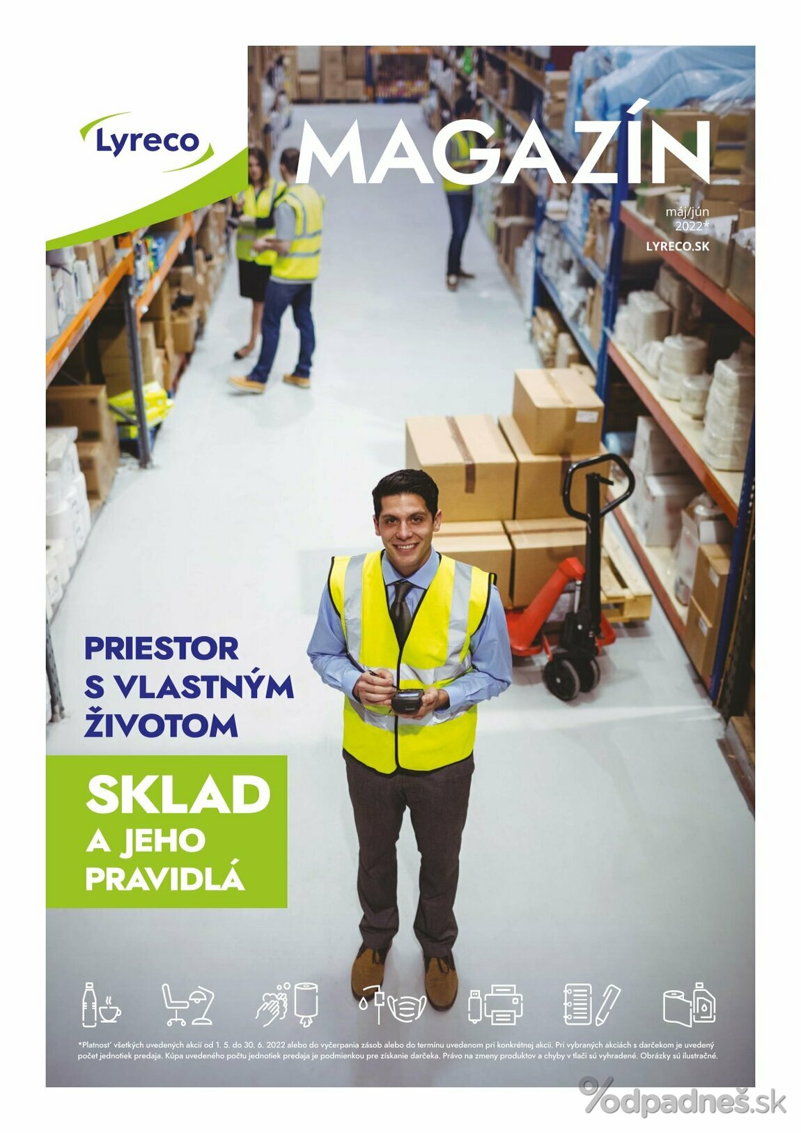 1. stránka Lyreco letáku