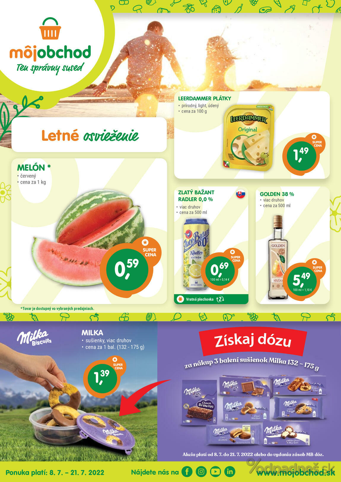 1. stránka Môjobchod letáku