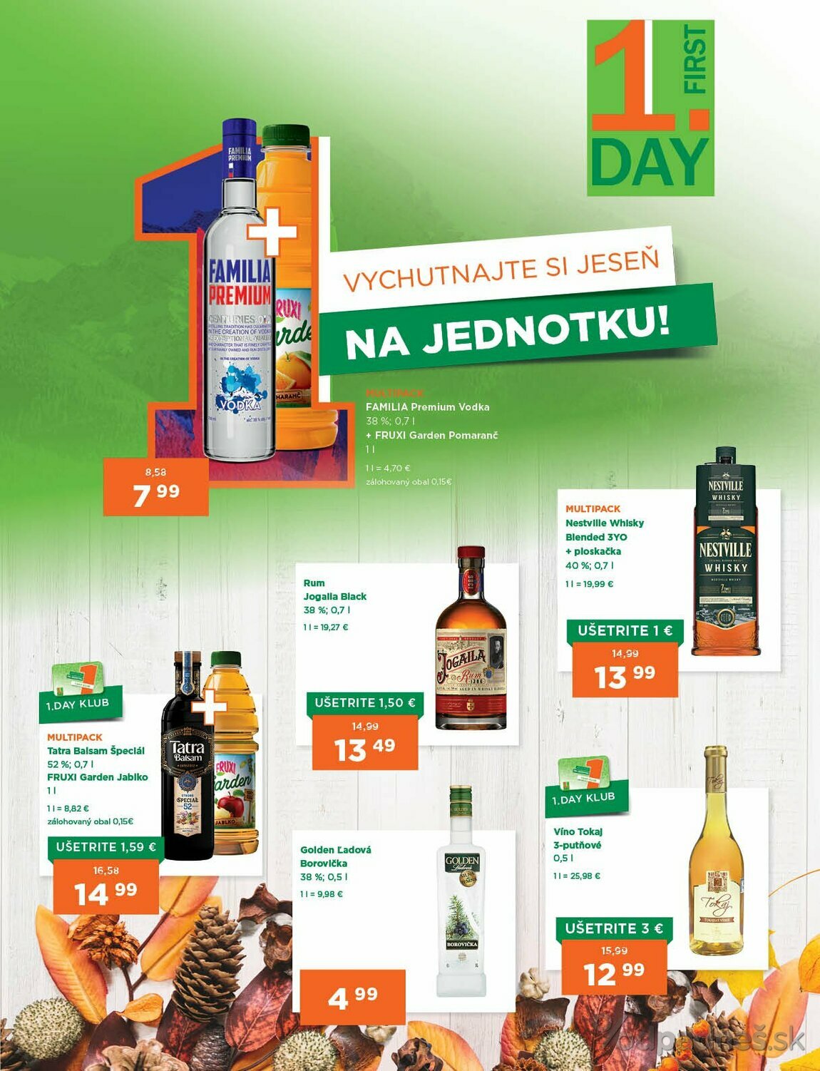 1. stránka 1day.sk letáku