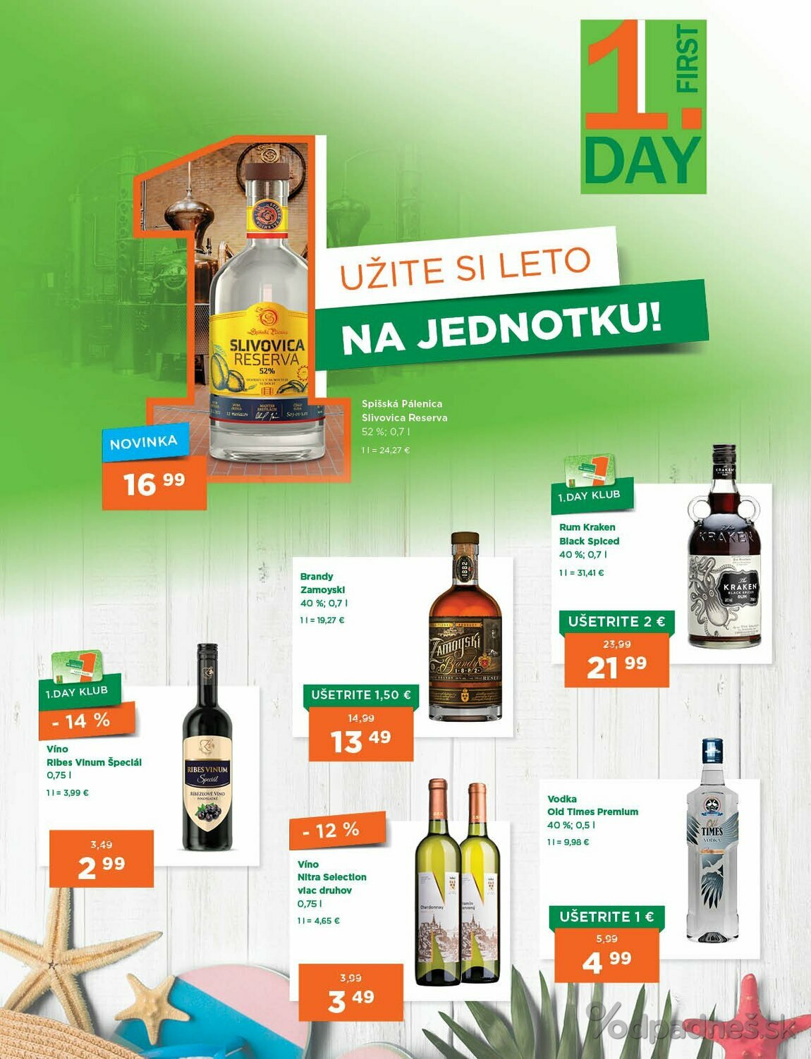 1. stránka 1day.sk letáku