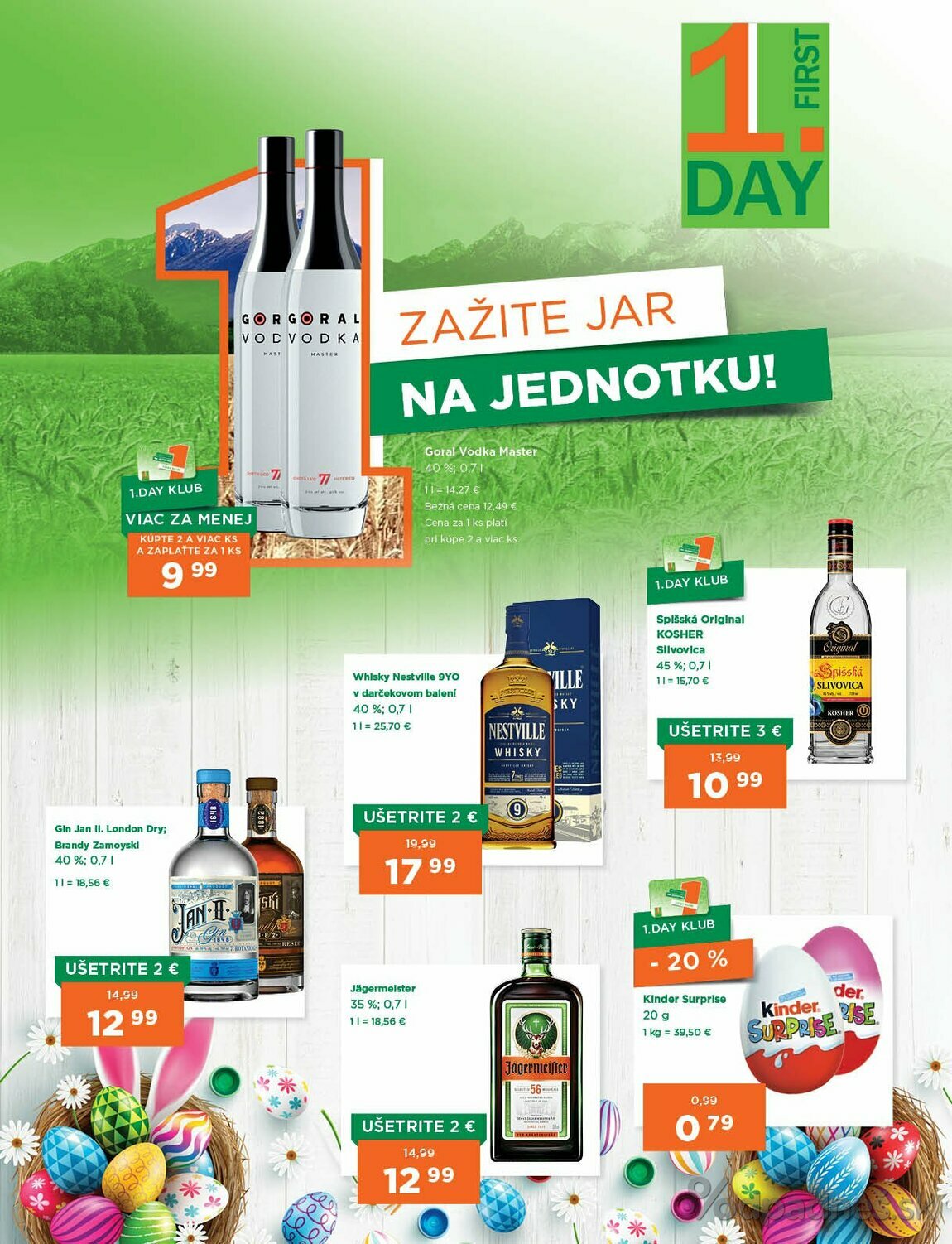 1. stránka 1day.sk letáku