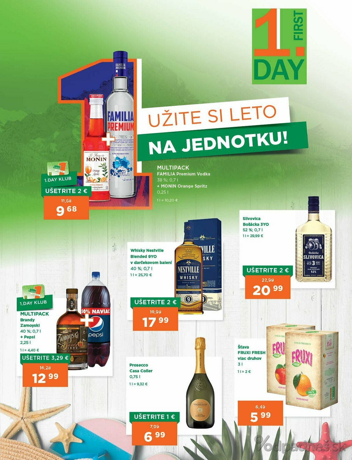 1. stránka 1day.sk letáku