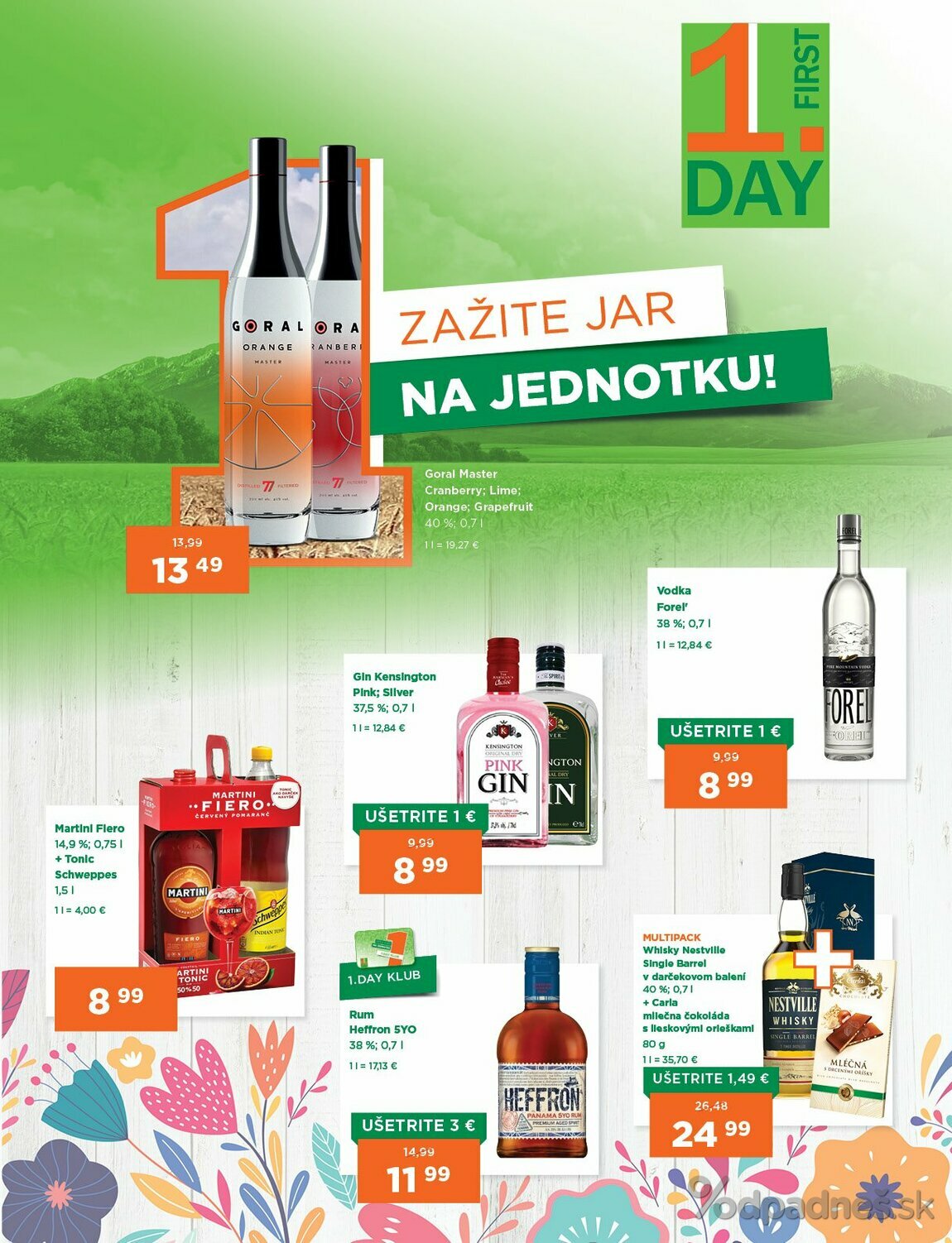 1. stránka 1day.sk letáku