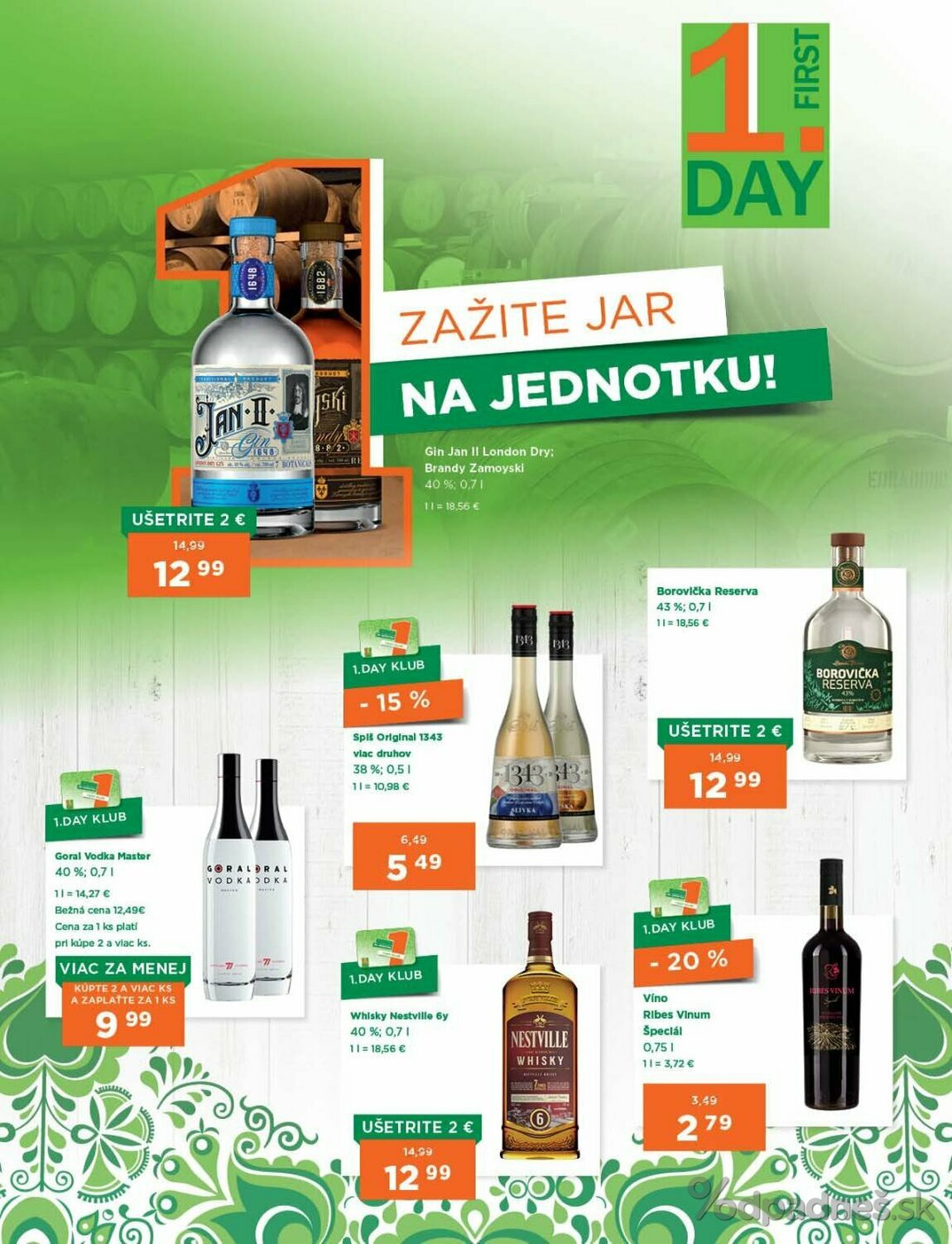 1. stránka 1day.sk letáku