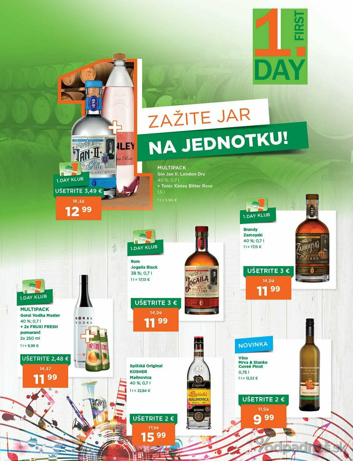 1. stránka 1day.sk letáku