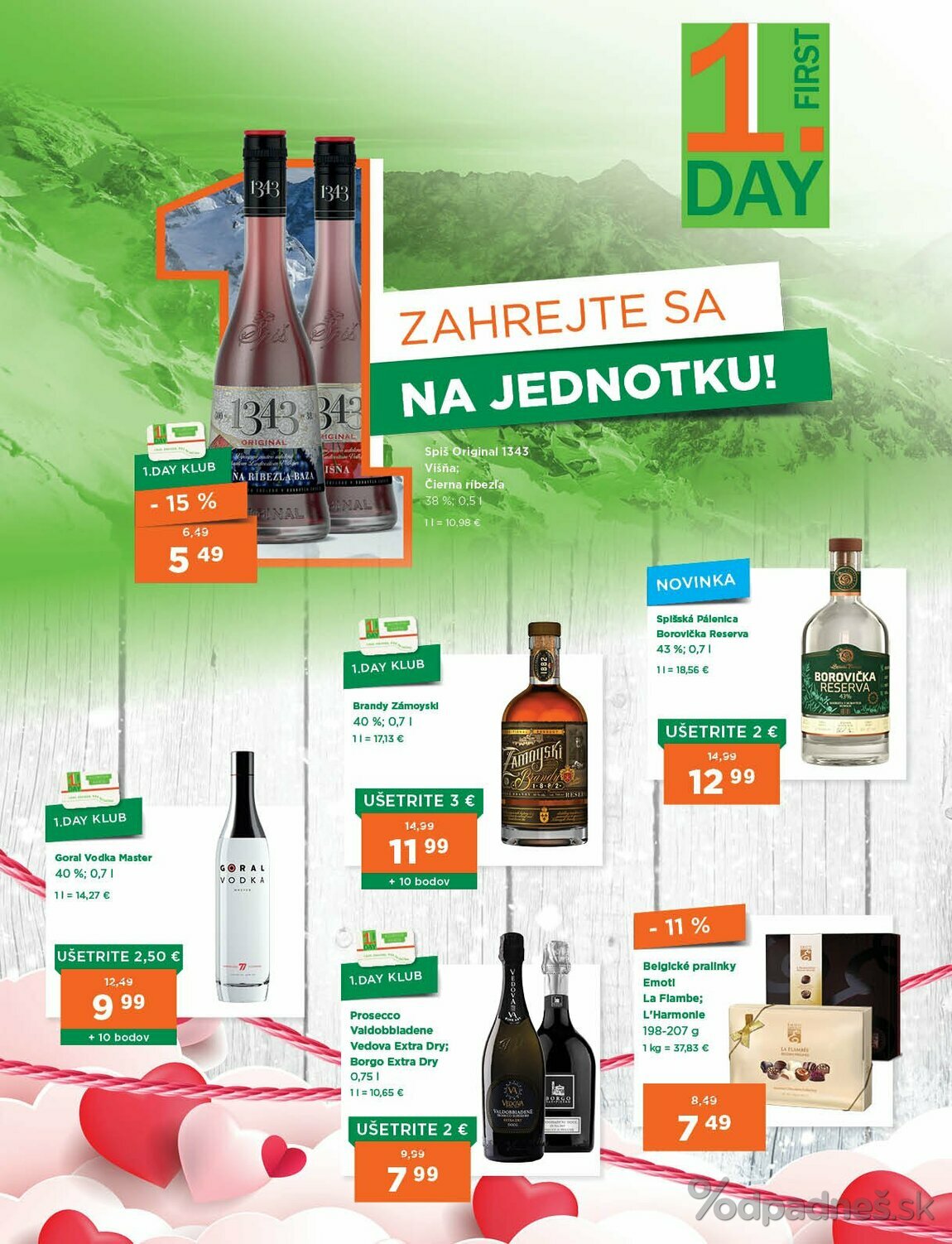 1. stránka 1day.sk letáku
