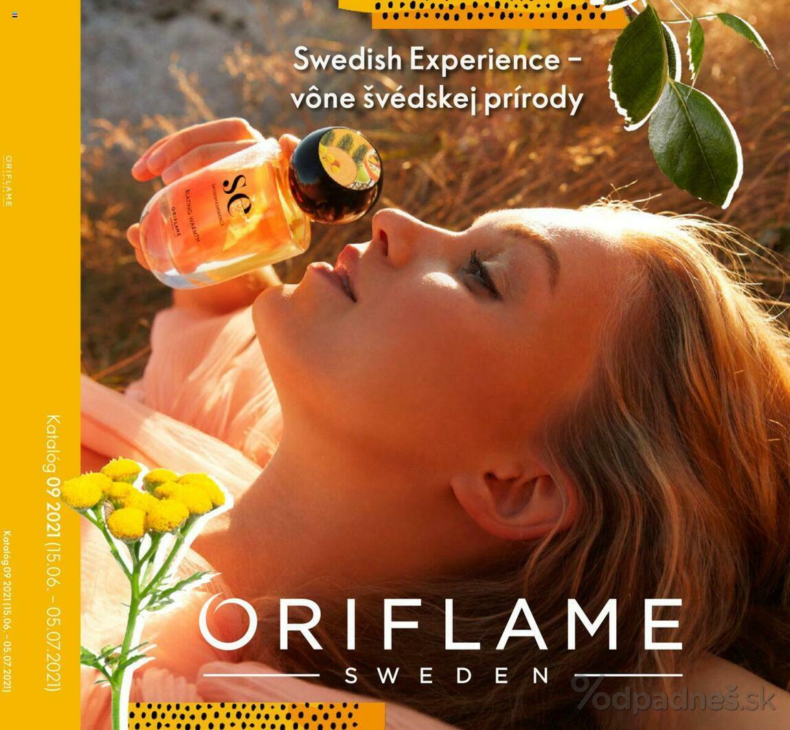 1. stránka Oriflame letáku