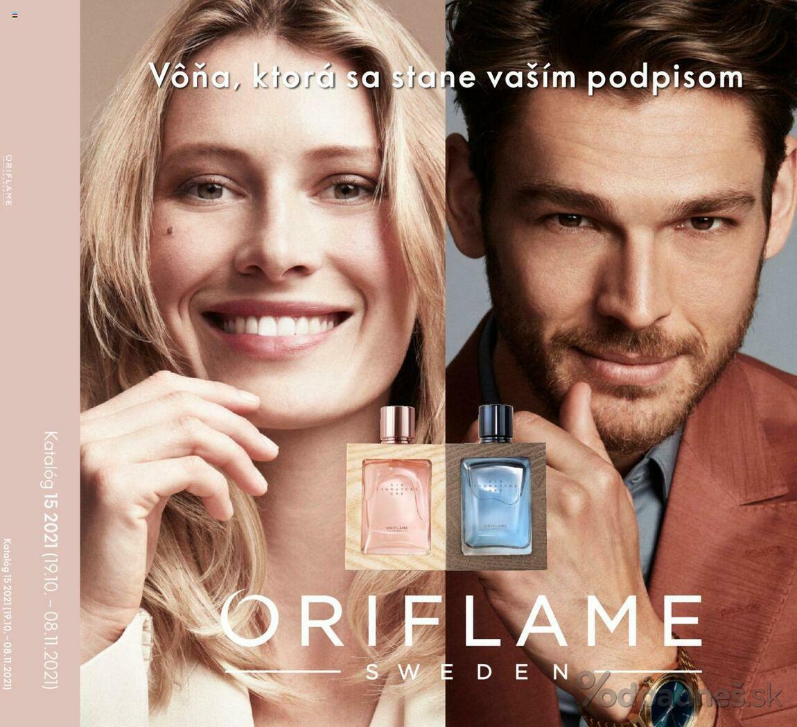 1. stránka Oriflame letáku
