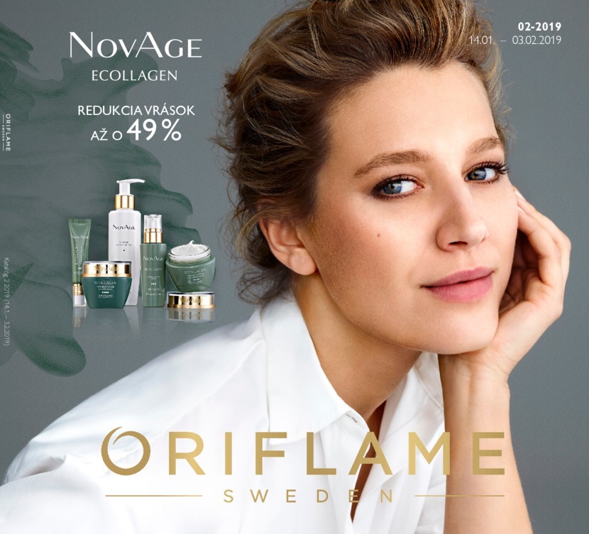 1. stránka Oriflame letáku