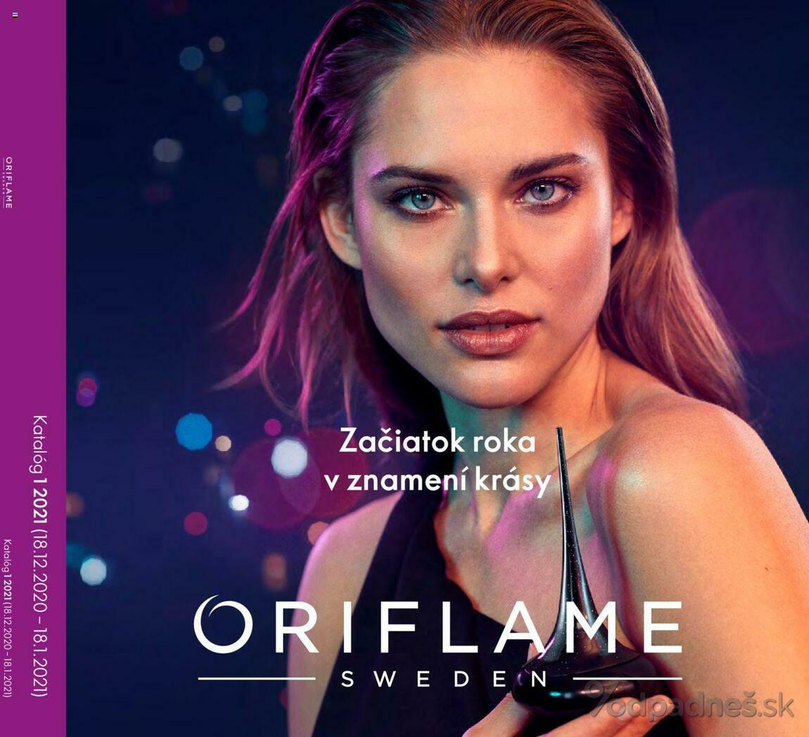 1. stránka Oriflame letáku