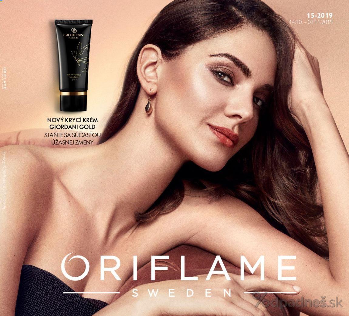 1. stránka Oriflame letáku