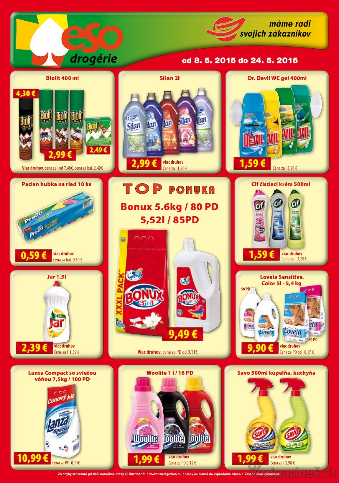 1. stránka Democolor letáku