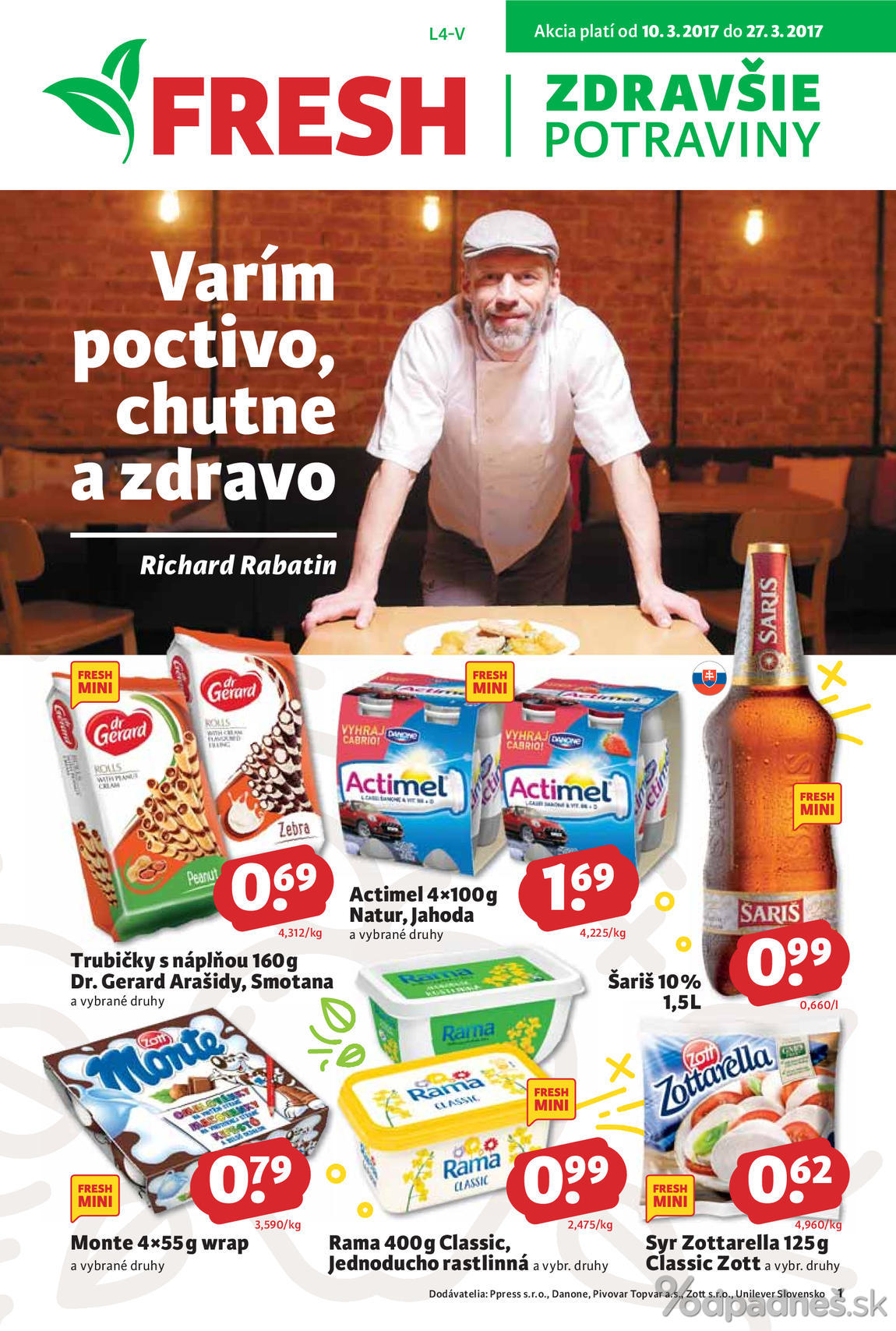 1. stránka Fresh letáku