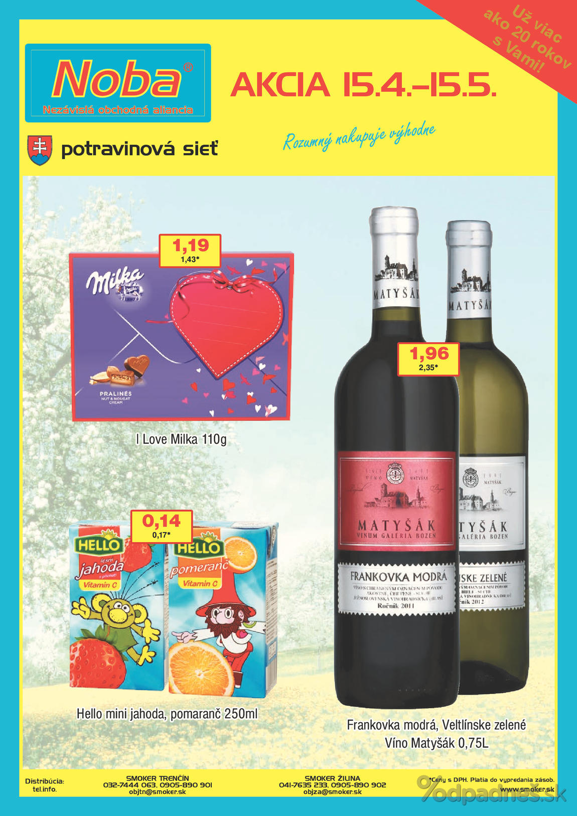 1. stránka Smoker letáku