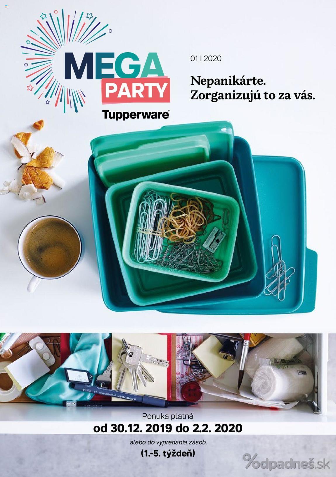 1. stránka Tupperware letáku