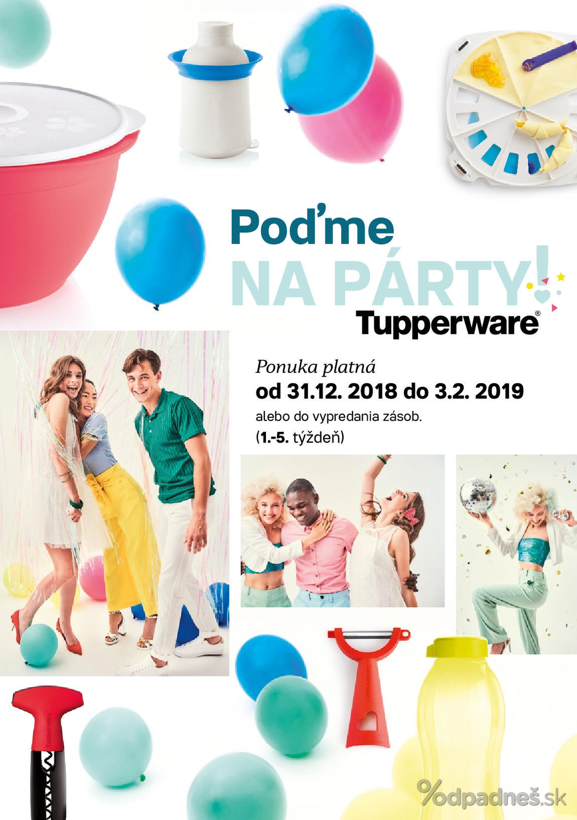 1. stránka Tupperware letáku
