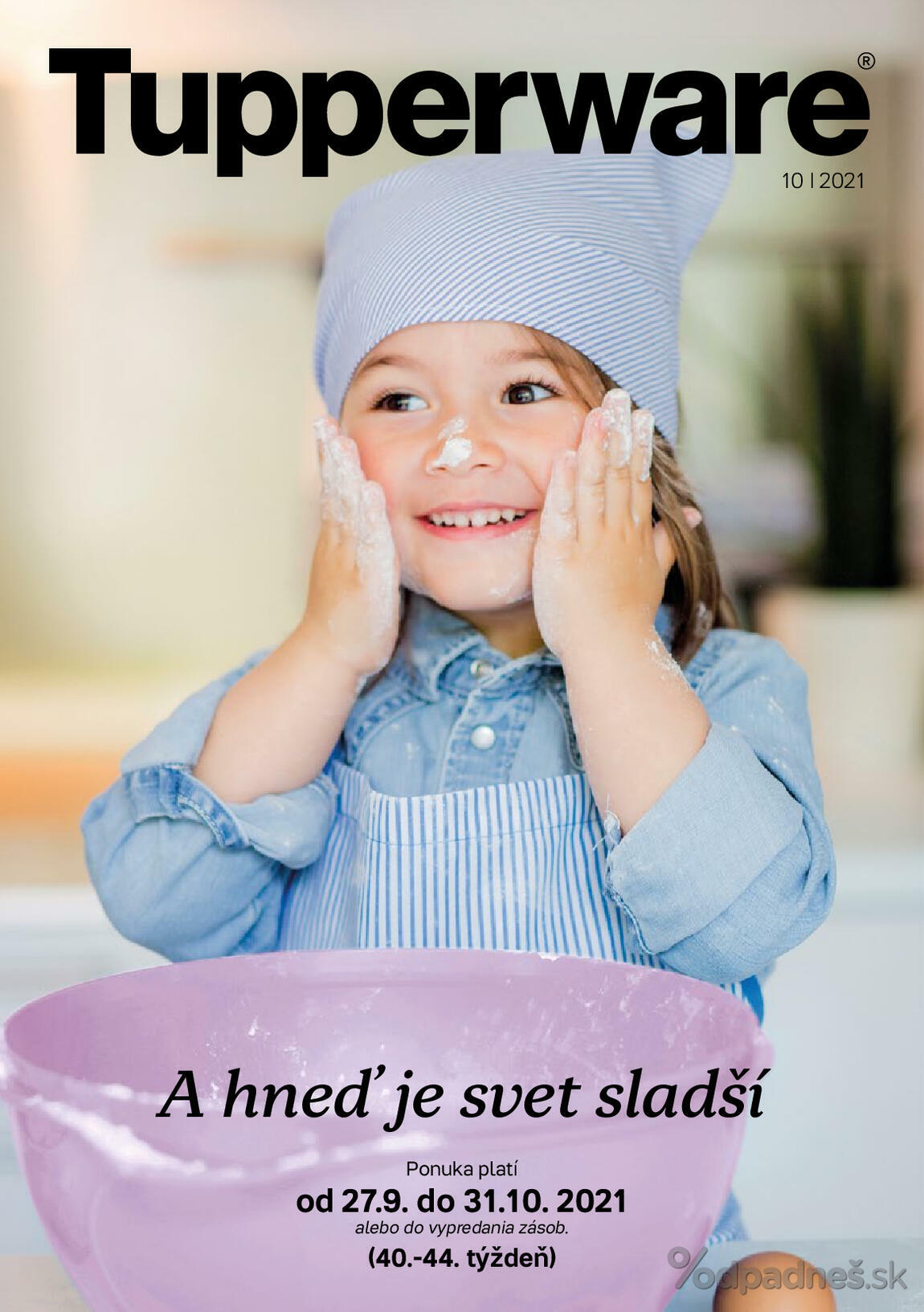 1. stránka Tupperware letáku