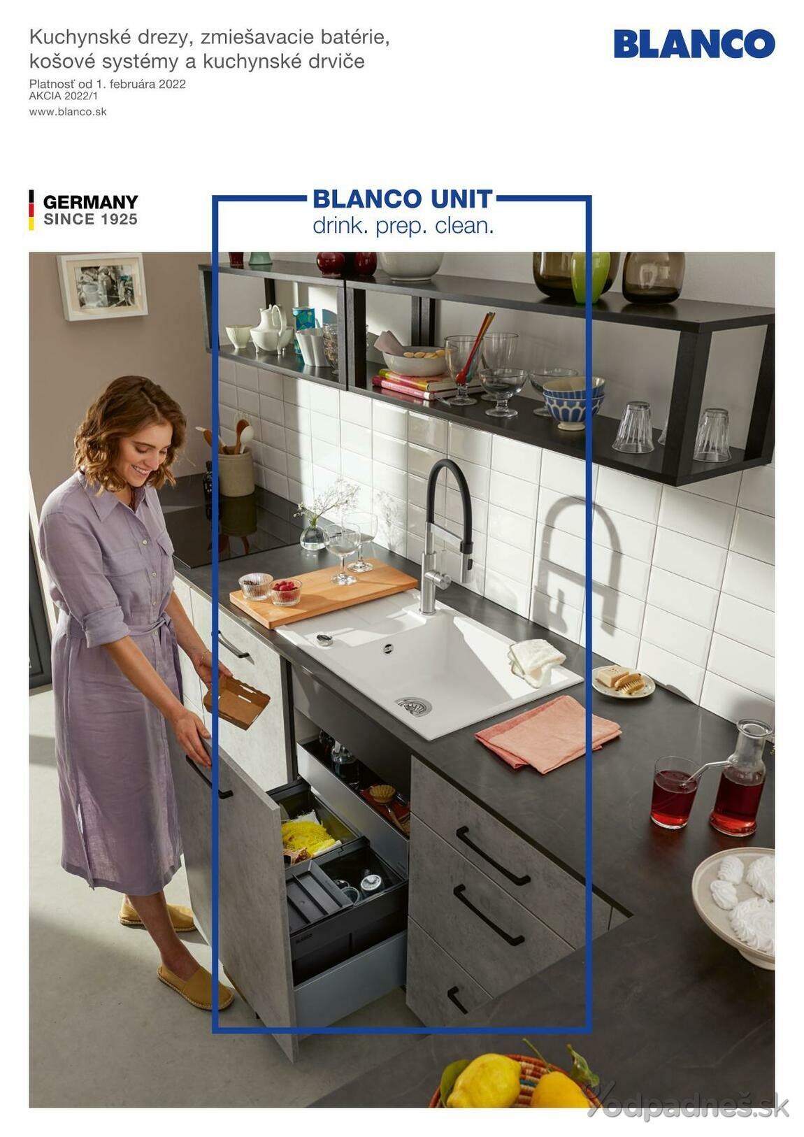 1. stránka Blanco letáku