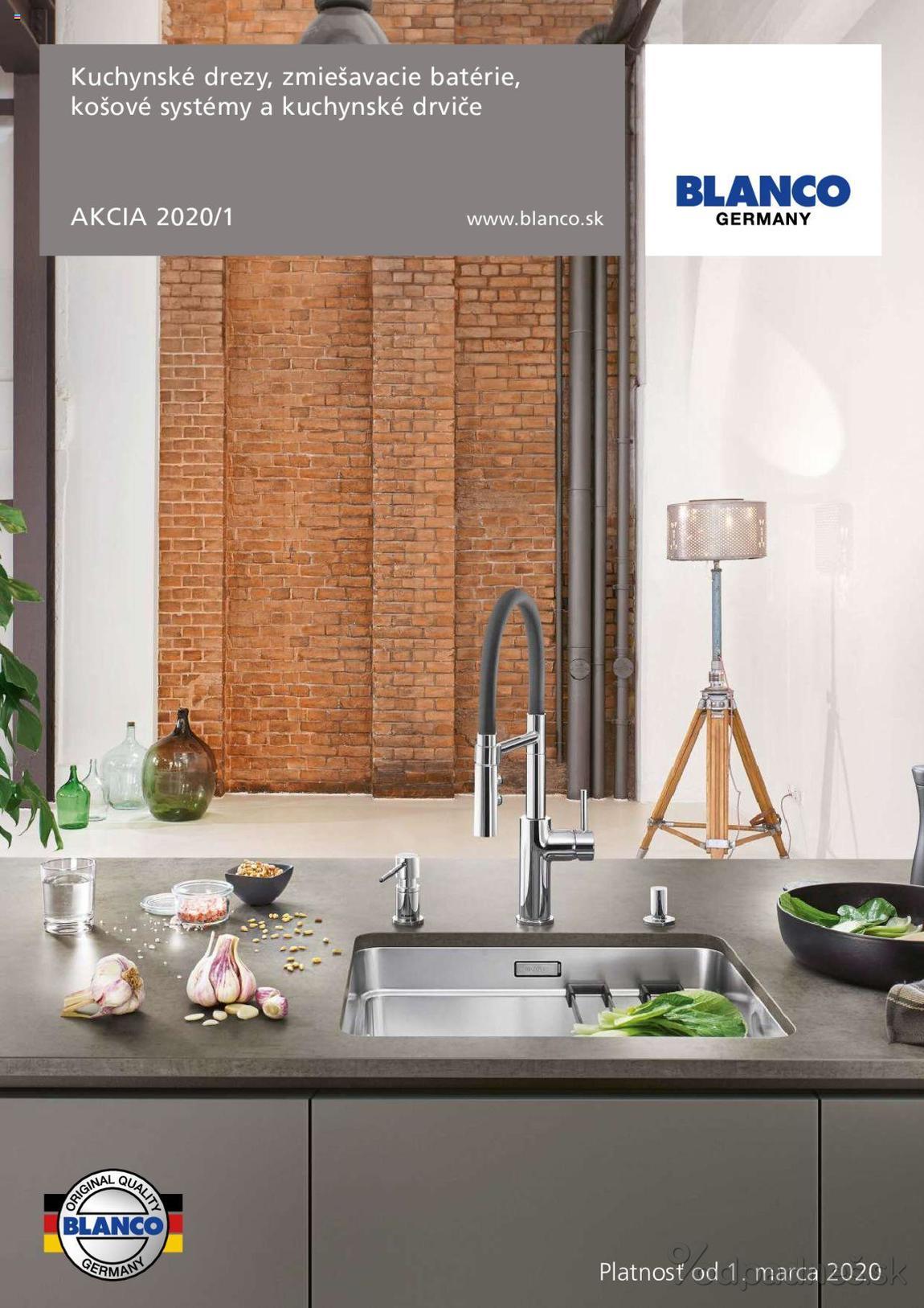 1. stránka Blanco letáku