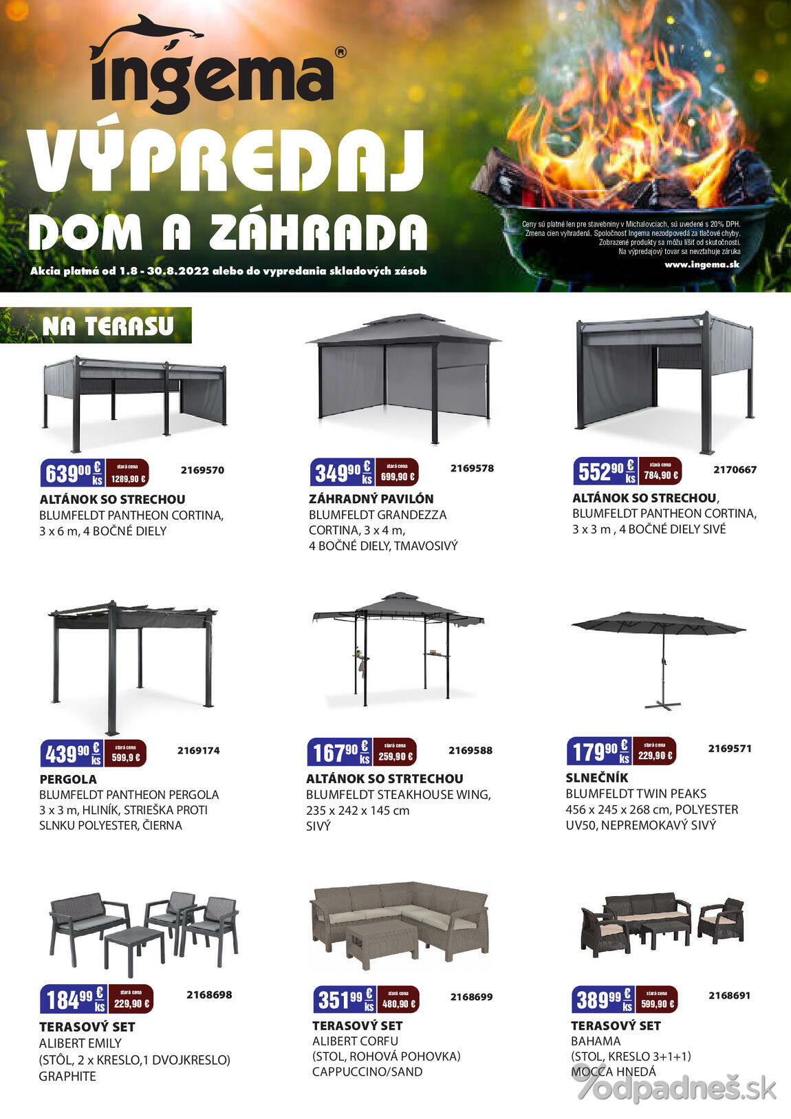 1. stránka Ingema letáku