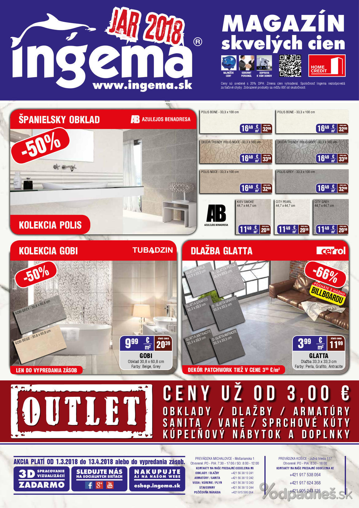 1. stránka Ingema letáku