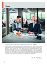 2. stránka Stihl letáku